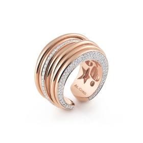 Weißgold, Ringe, Al Coro Mezzaluna Ring R6993R