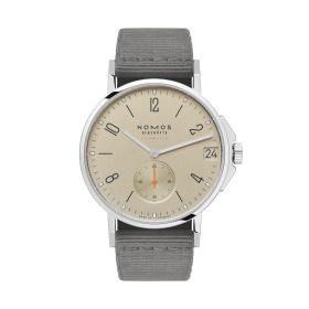 Unisex, NOMOS Glashütte Ahoi neomatik 38 Datum sand 527