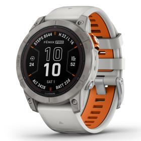 Herrenuhr, Garmin fēnix® 7S Pro – Sapphire Solar Edition 47mm 010-02777-21