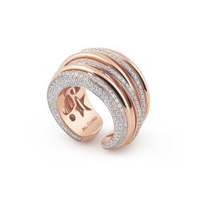 Weißgold, Ringe, Al Coro Mezzaluna Ring R6994R