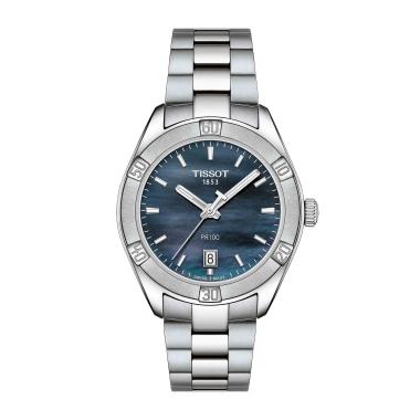 Damenuhr, Quarzwerk, Tissot PR 100 Sport Chic Lady