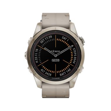 Unisex, Quarzwerk, Garmin fēnix® 7S Pro – Sapphire Solar Edition 42mm