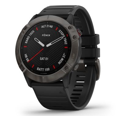 Herrenuhr, Quarzwerk, Garmin fēnix 6X Pro- und Sapphire