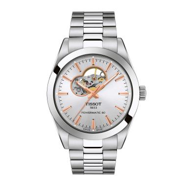 Unisex, Automatik, Tissot Gentleman Powermatic 80 Open Heart