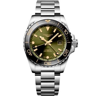 Unisex, Automatik, Longines HydroConquest GMT