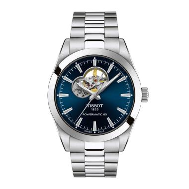 Unisex, Automatik, Tissot Gentleman Powermatic 80 Open Heart